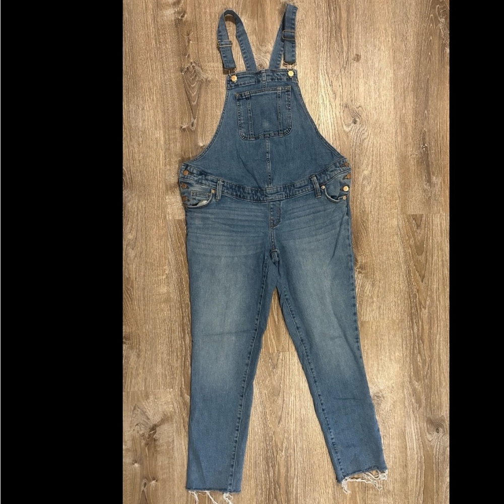 Size 2 Maternity Denim Overalls